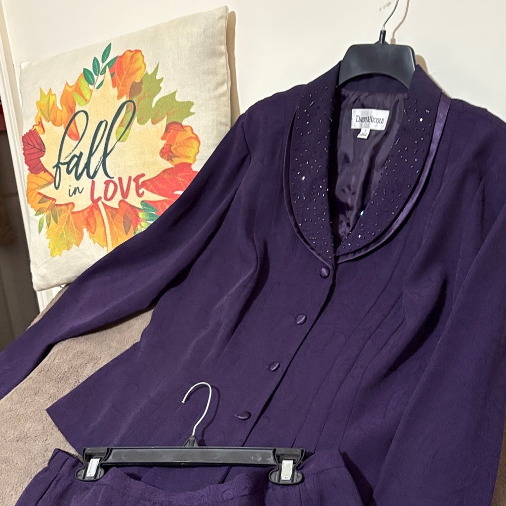 Danny & Nicole Deep Purple Blazer